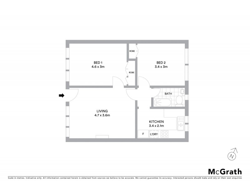 4/16 Daley Street, Elwood VIC 3184 Floorplan