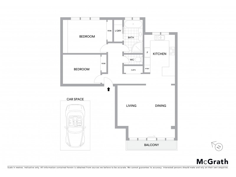 2/80 Grey Street, St Kilda VIC 3182 Floorplan