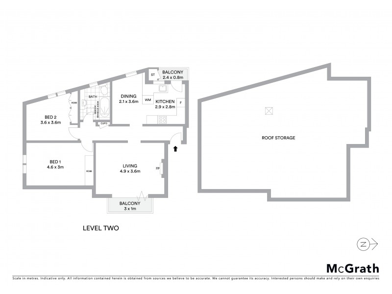 11/17 Charnwood Grove, St Kilda VIC 3182 Floorplan