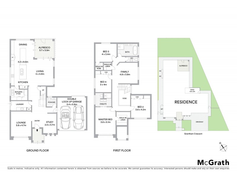 4 Grantham Crescent, Denham Court NSW 2565 Floorplan