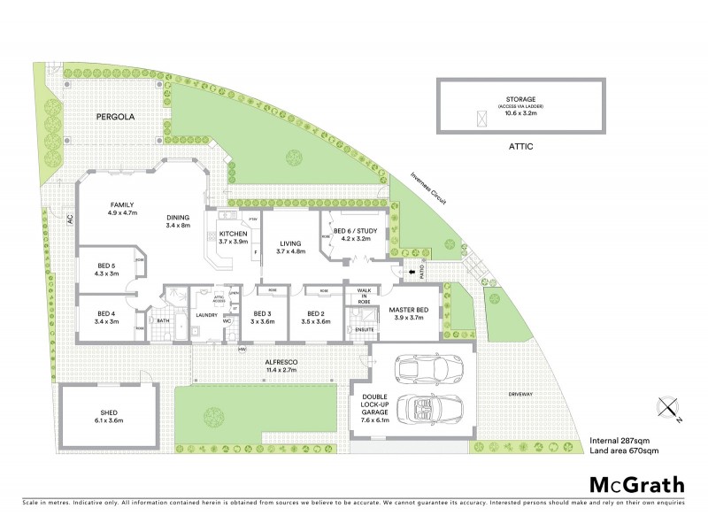 21 Inverness Circuit, Cecil Hills NSW 2171 Floorplan