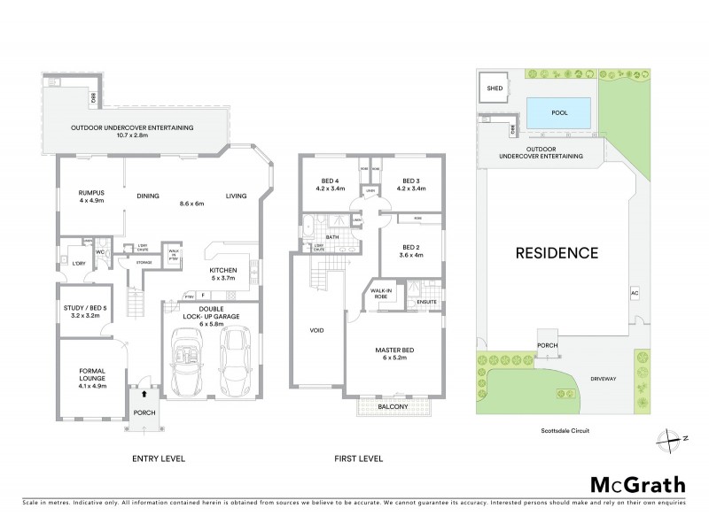 20 Scottsdale Circuit, West Hoxton NSW 2171 Floorplan