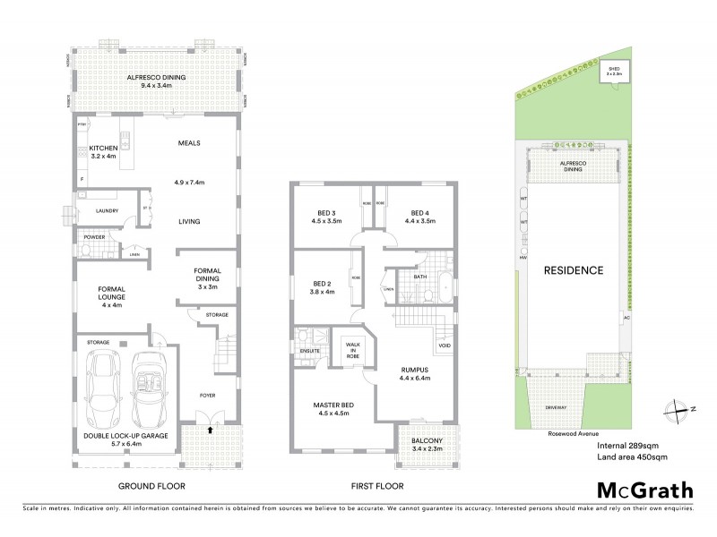 77 Rosewood Avenue, Prestons NSW 2170 Floorplan