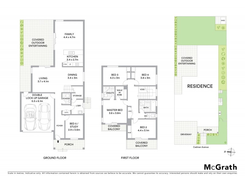 38 Cadman Avenue, West Hoxton NSW 2171 Floorplan