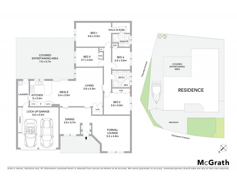 1 Chickasaw Crescent, Greenfield Park NSW 2176 Floorplan