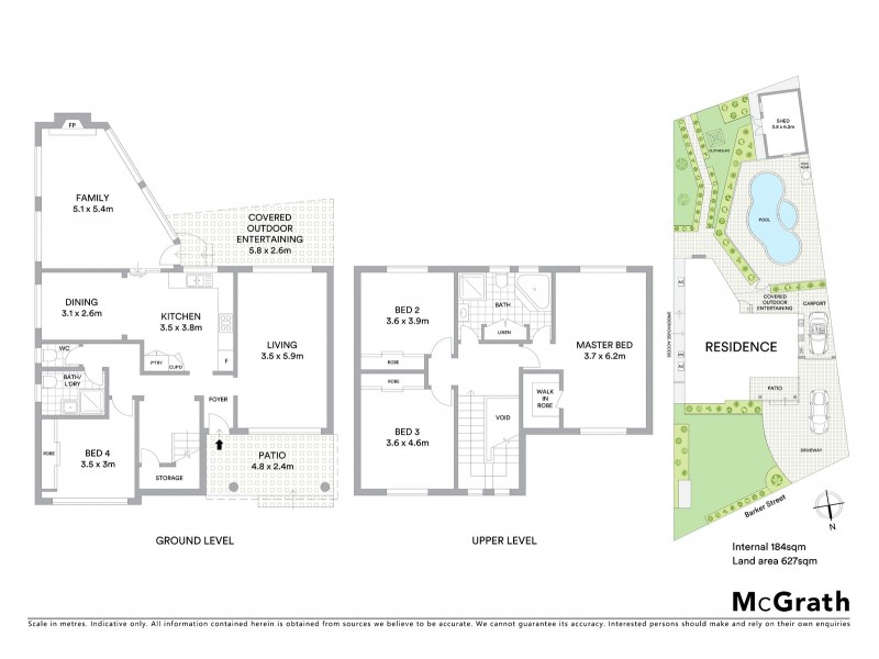 18 Barker Street, Bossley Park NSW 2176 Floorplan