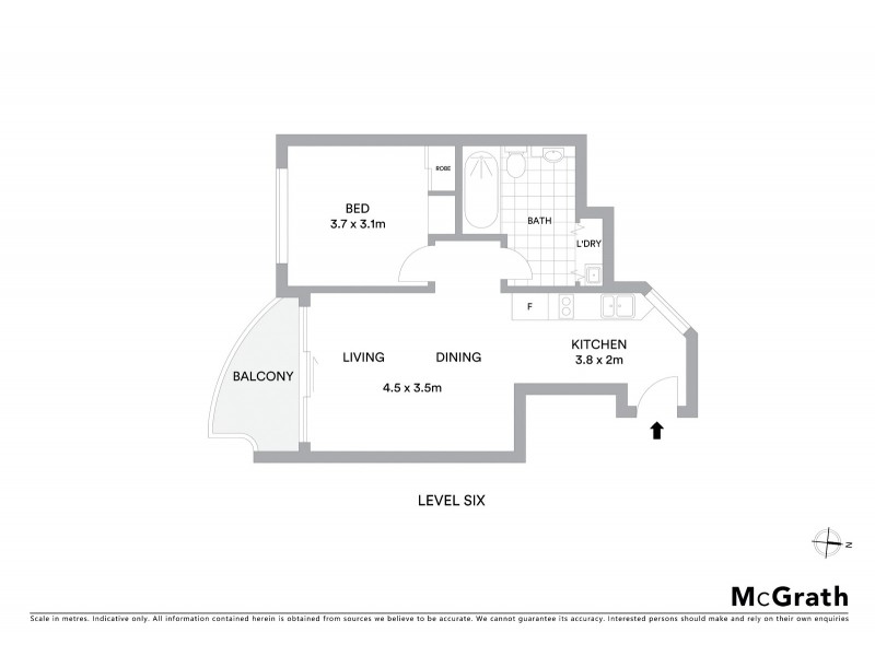 Mantra 1-3 Valentine Avenue, Parramatta NSW 2150 Floorplan