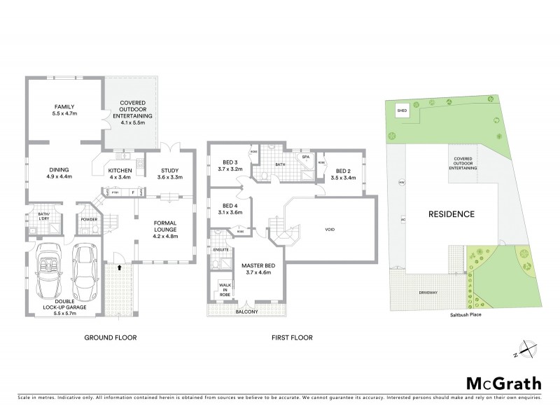 18 Saltbush Place, Bossley Park NSW 2176 Floorplan