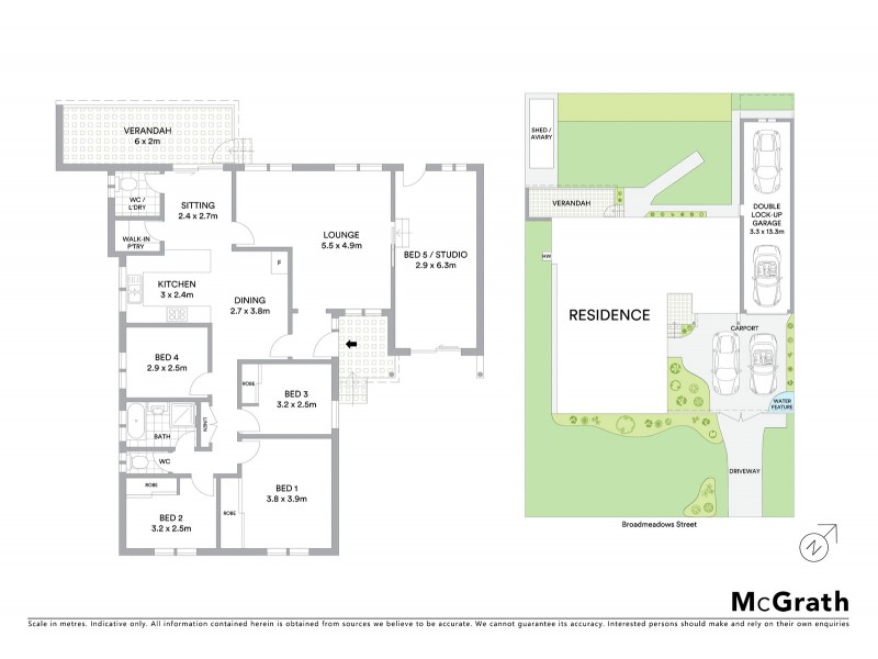 19 Broadmeadows Street, St Johns Park NSW 2176 Floorplan