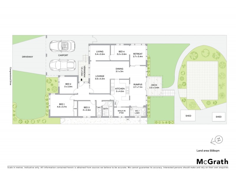 47 Congressional Drive, Liverpool NSW 2170 Floorplan