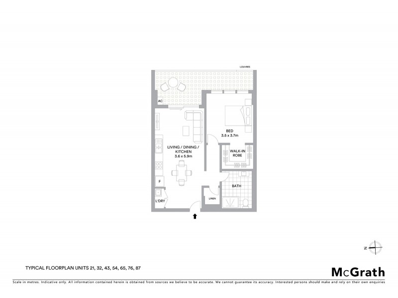 21/1-5 Bathurst Street, Liverpool NSW 2170 Floorplan