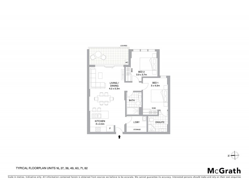 16/1-5 Bathurst Street, Liverpool NSW 2170 Floorplan