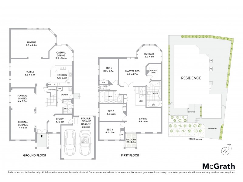 15 Tudor Crescent, Cecil Hills NSW 2171 Floorplan