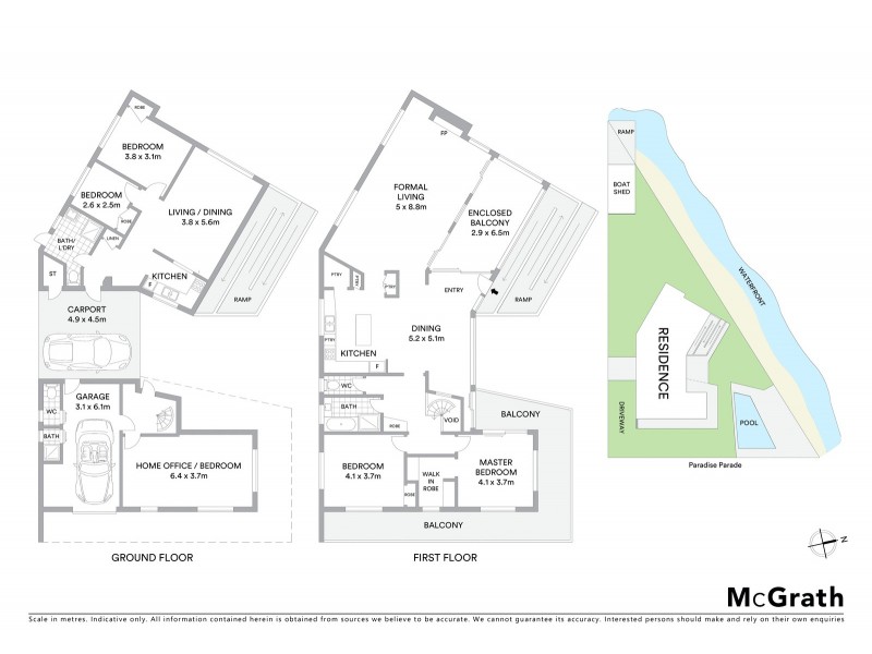 2 Paradise Parade, Paradise Point QLD 4216 Floorplan