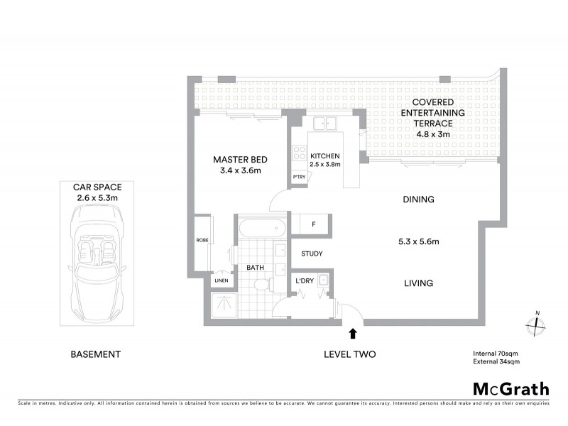 2205/1 Marina Promenade, Paradise Point QLD 4216 Floorplan