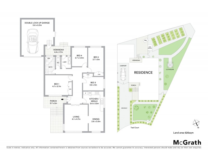 22 Teal Court, Dandenong North VIC 3175 Floorplan