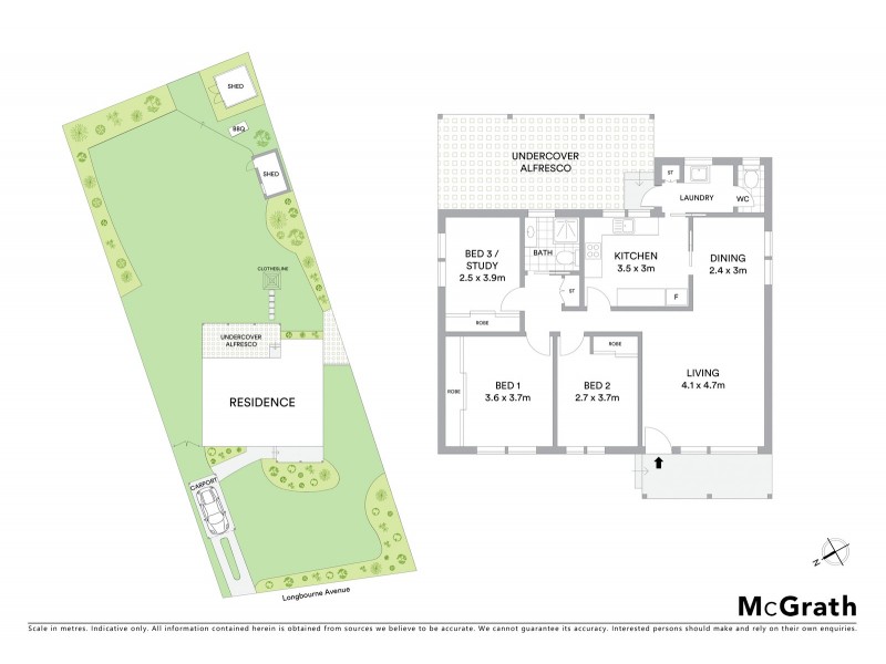 36 Longbourne Avenue, Notting Hill VIC 3168 Floorplan