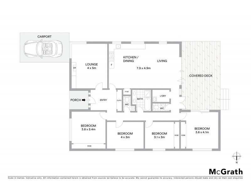 5 Jordan Grove, Glen Waverley VIC 3150 Floorplan