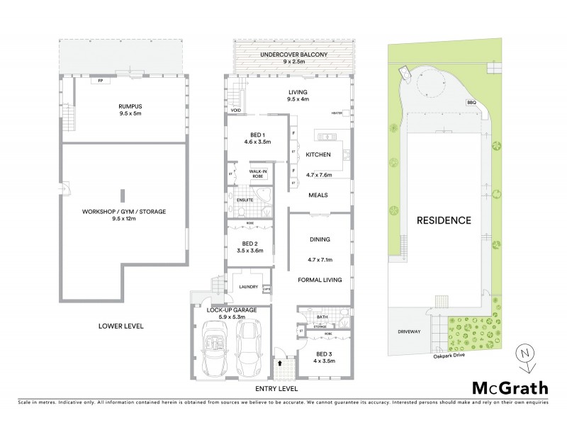 44 Oakpark Drive, Chadstone VIC 3148 Floorplan