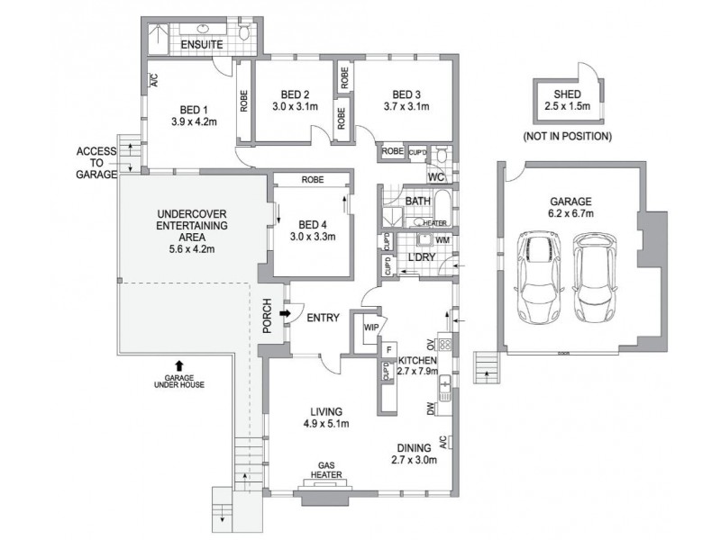 2 Bengal Crescent, Mount Waverley VIC 3149 Floorplan