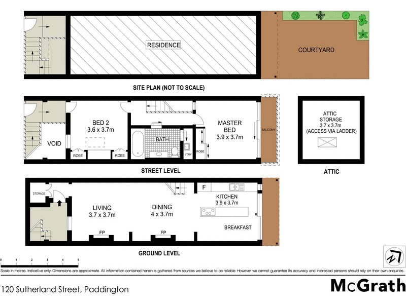 120 Sutherland Street, Paddington NSW 2021 Floorplan