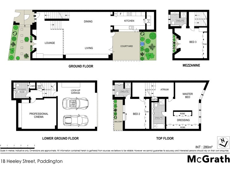1B Heeley Street, Paddington NSW 2021 Floorplan