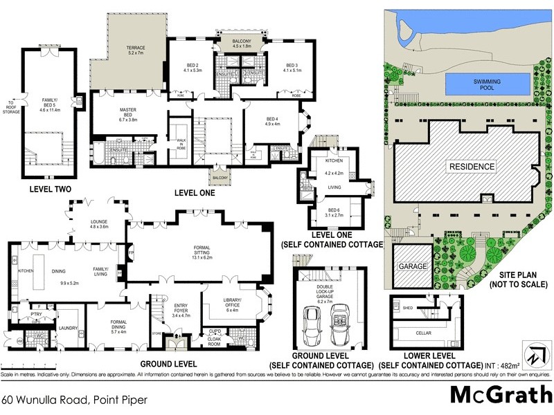 60 Wunulla Road, Point Piper NSW 2027 Floorplan