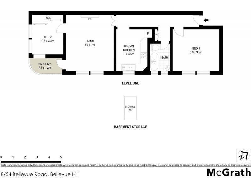 8/54 Bellevue Road, Bellevue Hill NSW 2023 Floorplan