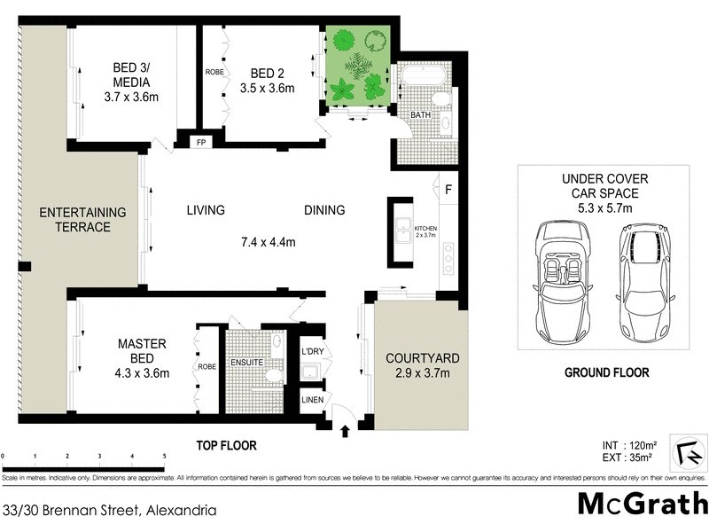 33/30 Brennan Street, Alexandria NSW 2015 Floorplan
