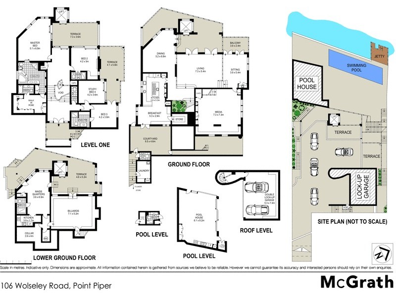 106 Wolseley Road, Point Piper NSW 2027 Floorplan