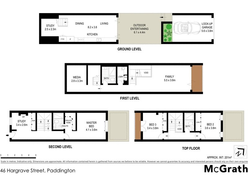 46 Hargrave Street, Paddington NSW 2021 Floorplan