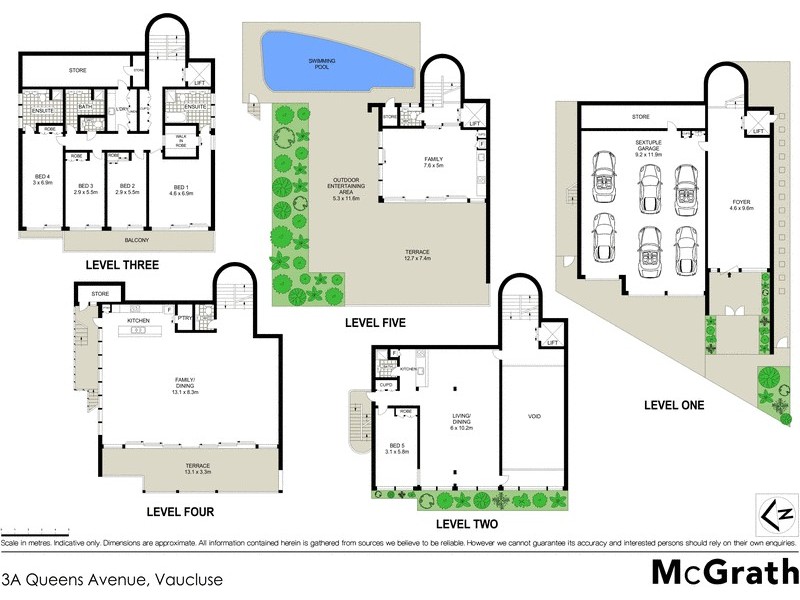3A Queens Avenue, Vaucluse NSW 2030 Floorplan