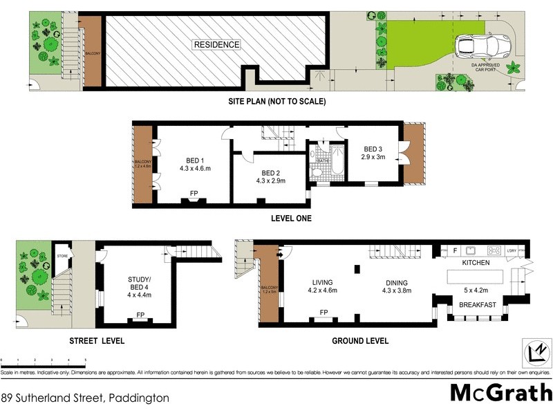 89 Sutherland Street, Paddington NSW 2021 Floorplan
