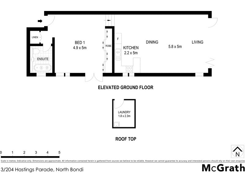 3/204 Hastings Parade, North Bondi NSW 2026 Floorplan