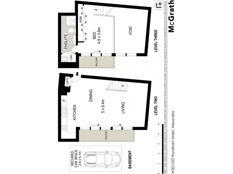 W201/222 Wyndham Street, Alexandria NSW 2015 Floorplan