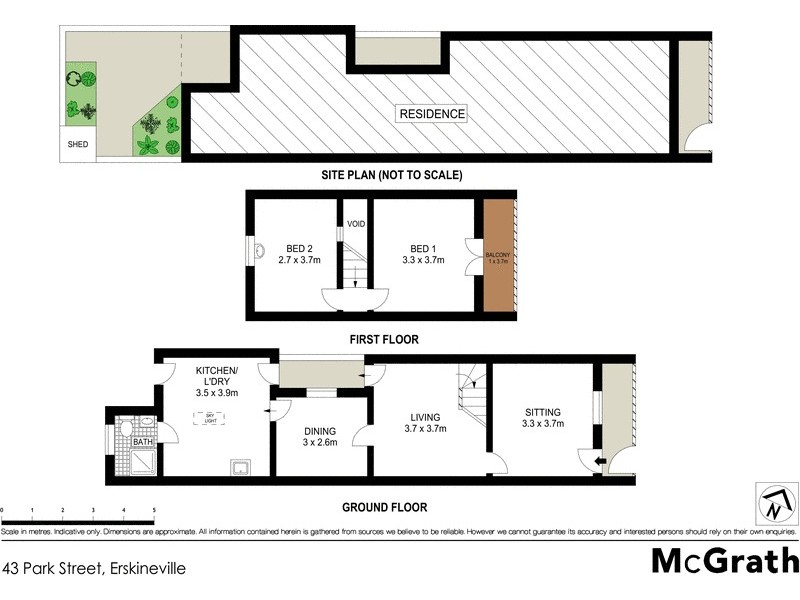 43 Park Street, Erskineville NSW 2043 Floorplan