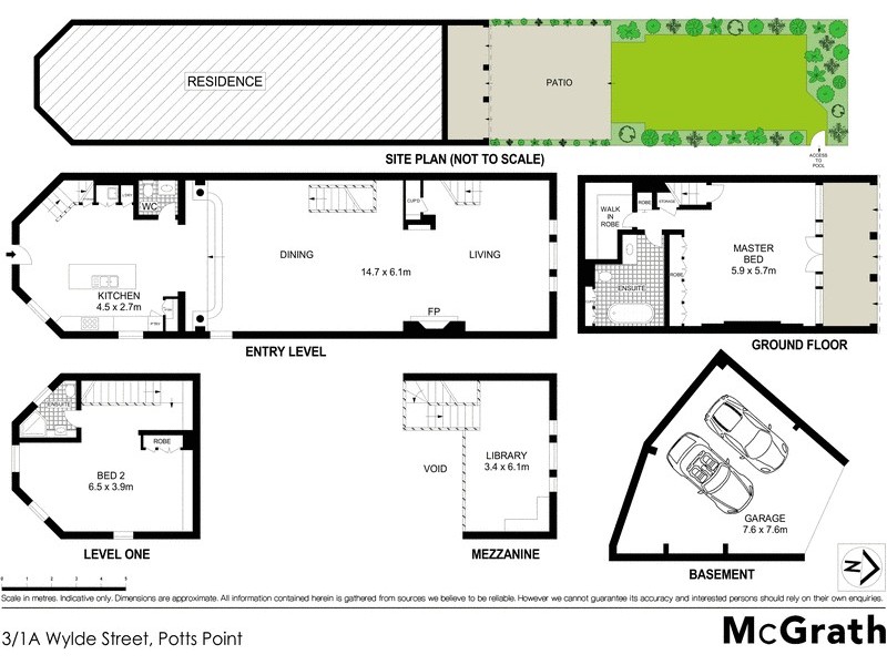 3/1A Wylde Street, Potts Point NSW 2011 Floorplan