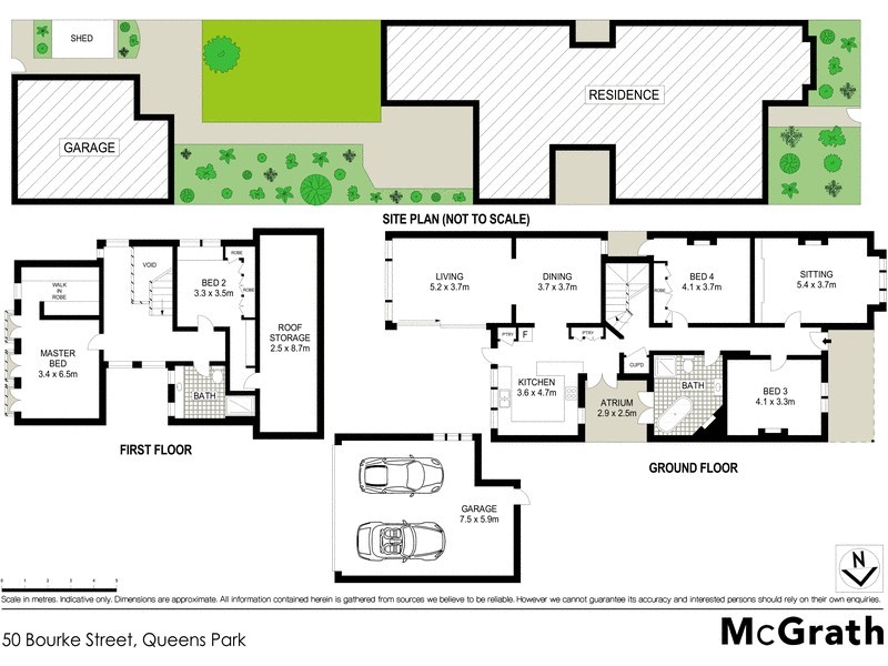 50 Bourke Street, Queens Park NSW 2022 Floorplan