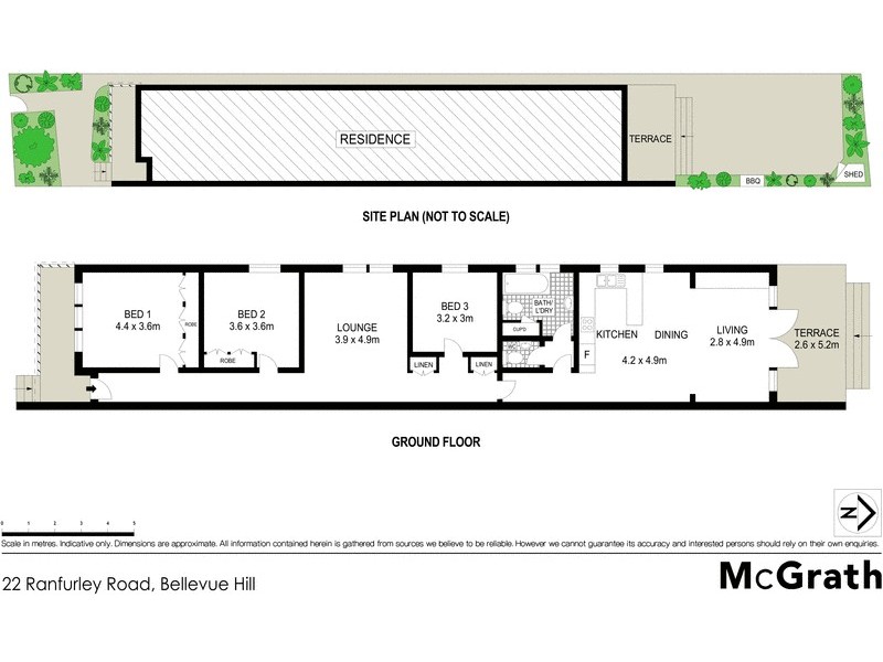 22 Ranfurley Road, Bellevue Hill NSW 2023 Floorplan