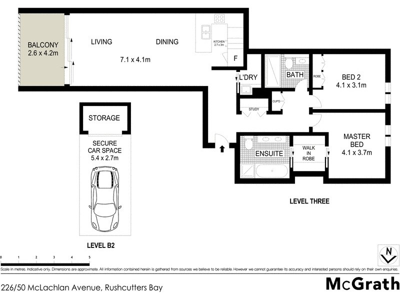 226/50 McLachlan Avenue, Rushcutters Bay NSW 2011 Floorplan