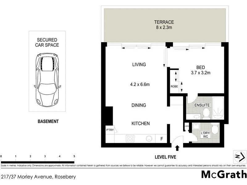 217/37 Morley Avenue, Rosebery NSW 2018 Floorplan