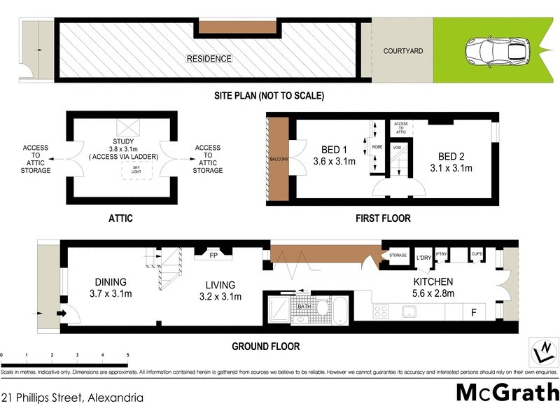 21 Phillips Street, Alexandria NSW 2015 Floorplan