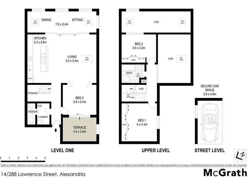 14/288 Lawrence Street, Alexandria NSW 2015 Floorplan