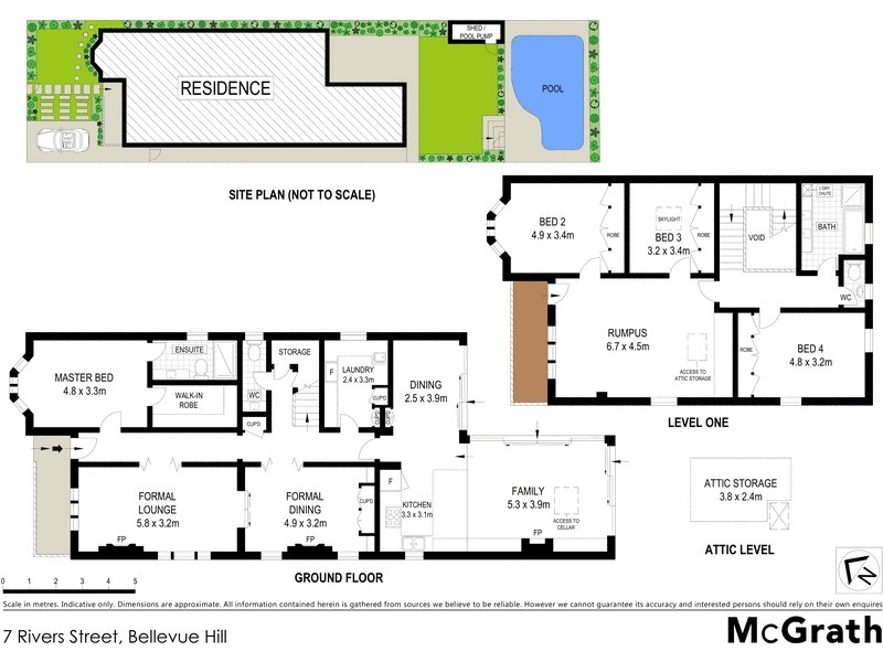 7 Rivers Street, Bellevue Hill NSW 2023 Floorplan