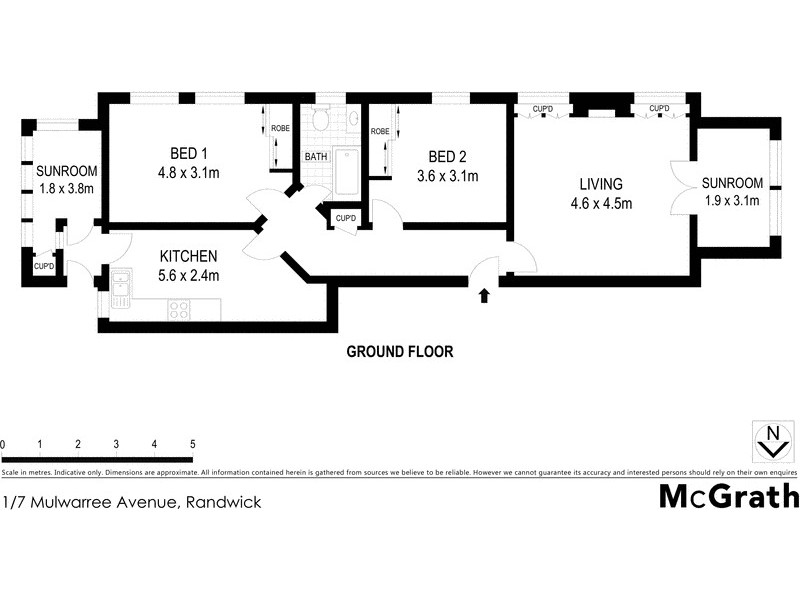 1/7 Mulwarree Avenue, Randwick NSW 2031 Floorplan