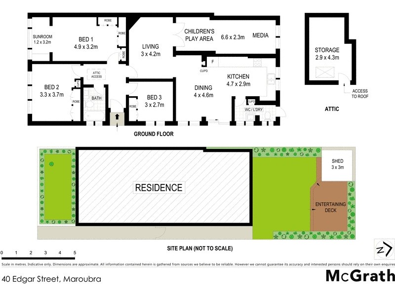40 Edgar Street, Maroubra NSW 2035 Floorplan