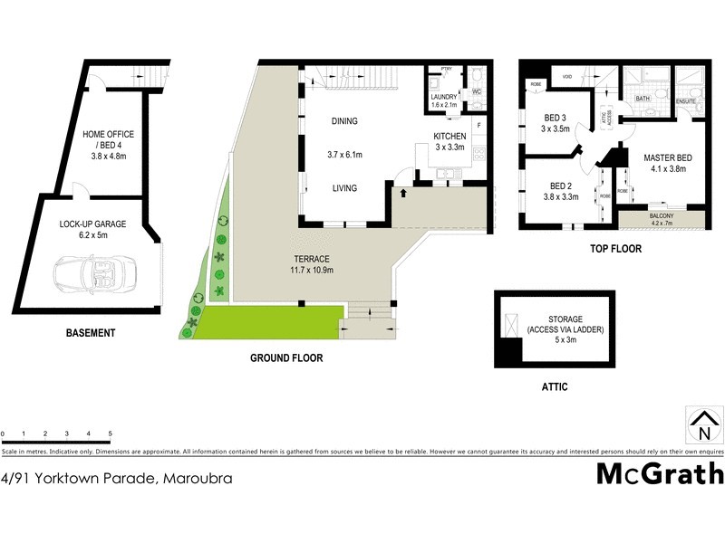 4/91 Yorktown Parade, Maroubra NSW 2035 Floorplan