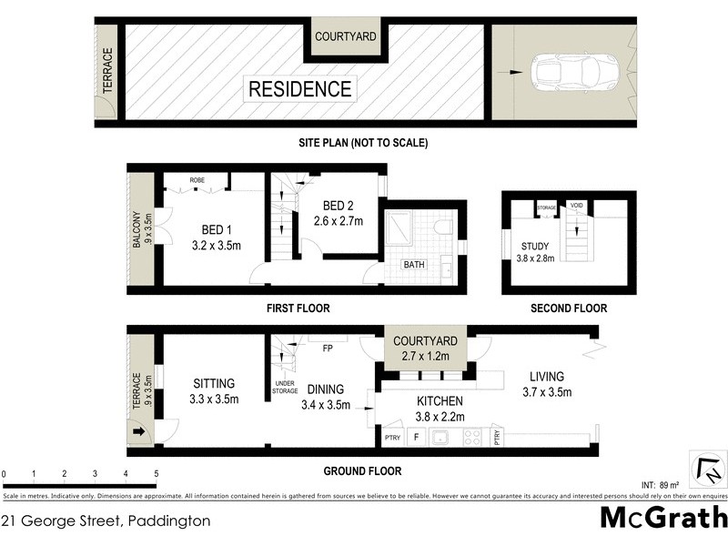 21 George Street, Paddington NSW 2021 Floorplan