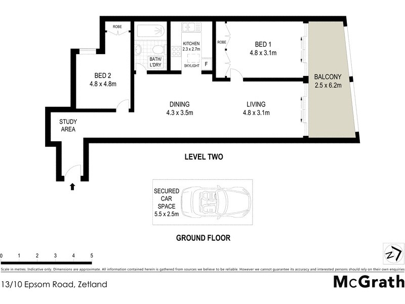 13/10 Epsom Road, Zetland NSW 2017 Floorplan