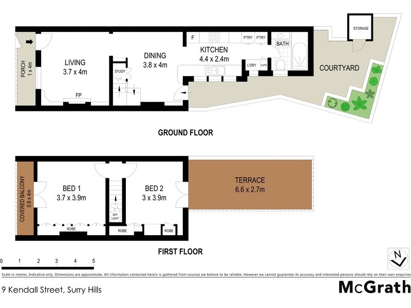 9 Kendall Street, Surry Hills NSW 2010 Floorplan